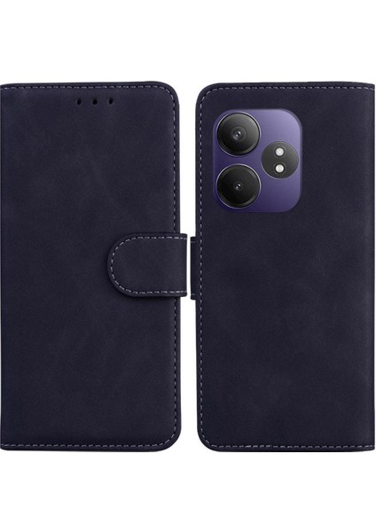 Realme Gt 6 Için Flip Case Standı Tutucu Premium Pu Deri Manyetik Kart (Yurt Dışından)
