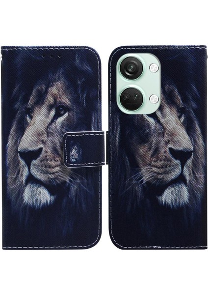 Oneplus Nord 3 Cüzdan Boyalı Manyetik Kapatma Kart Yuvaları Için Flip Case (Yurt Dışından)