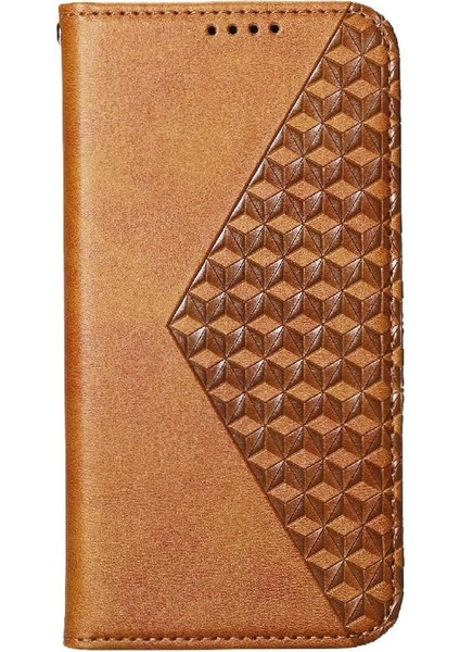 Realme C65 Eşkenar Dörtgen Şekli Günlük Kullanım Için Flip Case El Kayışı Standı Cüzdan (Yurt Dışından) fiyatları