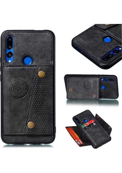 Huawei Y9 Başbakan 2019 Buit Için Cüzdan Kılıf Demir Darbeye Koruyucu (Yurt Dışından)