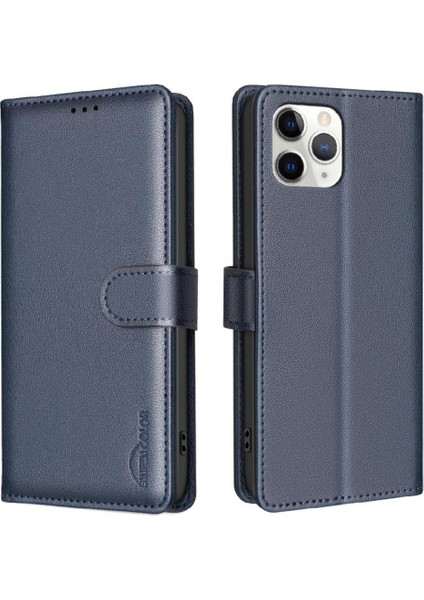 IPhone 11 Için Flip Case Pro Kart Tutucu Kickstand Manyetik Cüzdan Pu Rfıd (Yurt Dışından)