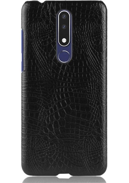 Nokia 3.1 Plus Anti Scratch Klasik Timsah Için Şık Klasik Kılıf (Yurt Dışından)