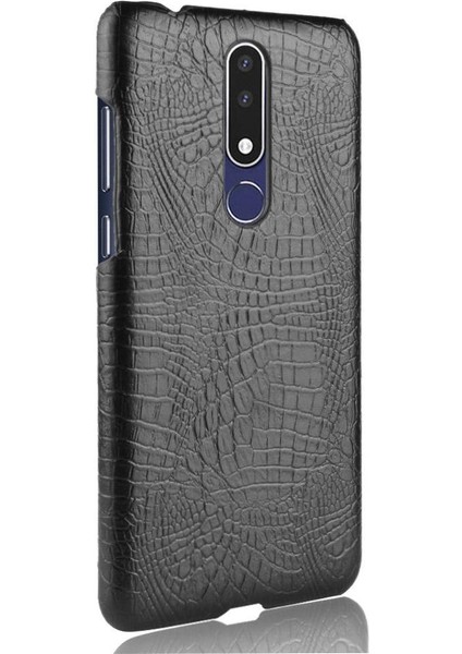 Nokia 3.1 Plus Anti Scratch Klasik Timsah Için Şık Klasik Kılıf (Yurt Dışından)