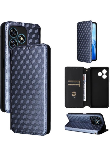 Oukitel C51 Cüzdan 3D Desen Manyetik Kapatma Pu Deri Için Flip Case (Yurt Dışından)