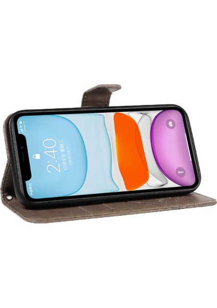 IPhone 11 Için Flip Case Kredi Kartı Yuvası ile Ayrılabilir El Kayışı Yüksek (Yurt Dışından) fırsatları