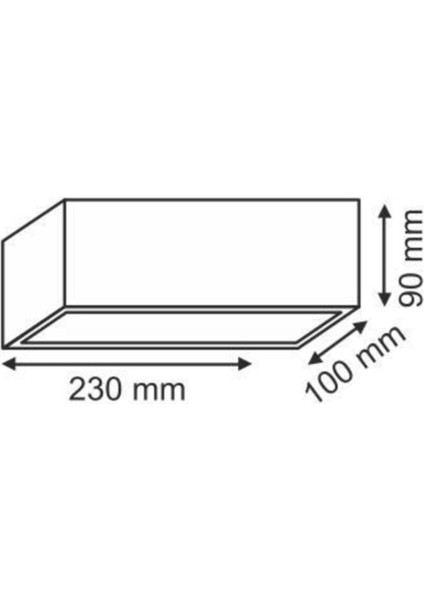 91-1201 Çift Taraflı LED Duvar Aplik fiyatları