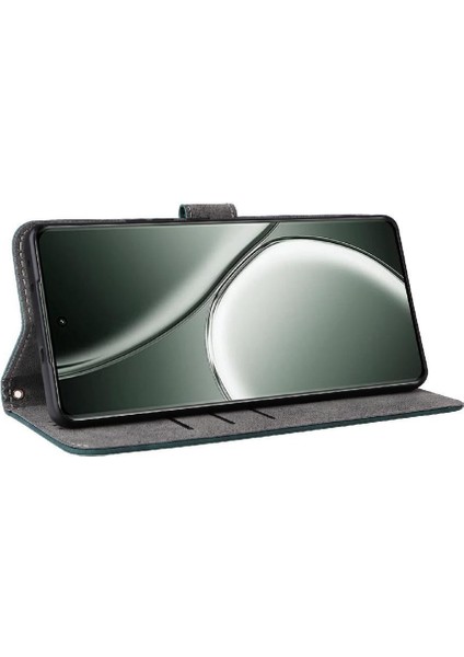 Realme Gt 6 Pu Deri Flip Folio Cüzdan Kart Yuvaları Kapak Kapatma Için Kılıf (Yurt Dışından) modelleri