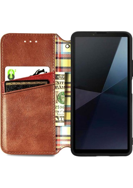 Sony Xperia 10 Vi Için Flip Case Moda Tasarımı Zarif Iş Çevirme (Yurt Dışından) indirimleri
