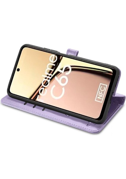 Realme C65 Için Flip Case Kısa Kayış Kapak Kapak Karikatür Hayvanlar Deri (Yurt Dışından) fiyatları