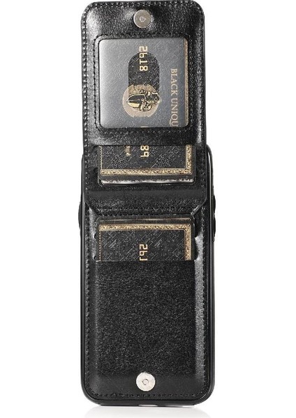 Kredi Premium Deri Çanta ile IPhone X/xs Kart Sahibi ile Uyumlu (Yurt Dışından)