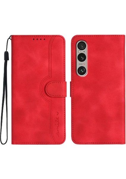 Sony Xperia 1VI 2024 Kılıf Cüzdan Dahili Mıknatıs Kapak Pu ile Uyumlu (Yurt Dışından)