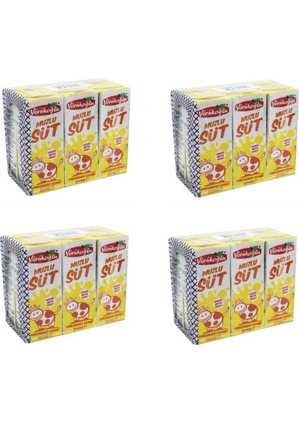 Muzlu Süt 180 ml x 24 Adet