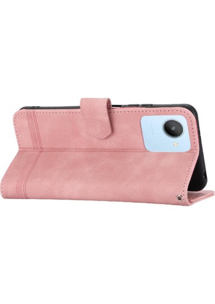 Realme C30 Nakit Cep Manyetik Kapatma Premium Bileklik Için Flip Case (Yurt Dışından) fırsatları
