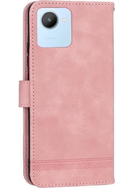Realme C30 Nakit Cep Manyetik Kapatma Premium Bileklik Için Flip Case (Yurt Dışından) indirimleri