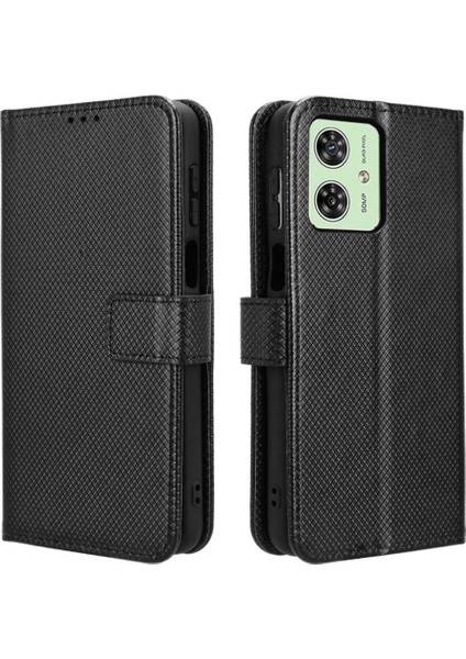Motorola Moto G54 5G/G54 Güç Manyetik Cüzdan Kapak Kart Tutucu (Yurt Dışından)