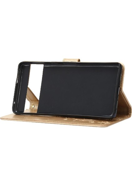 Google Pixel 7 Pro Manyetik Kapatma Kickstand Kart Tutucu Pu Için Filp Durumda (Yurt Dışından)
