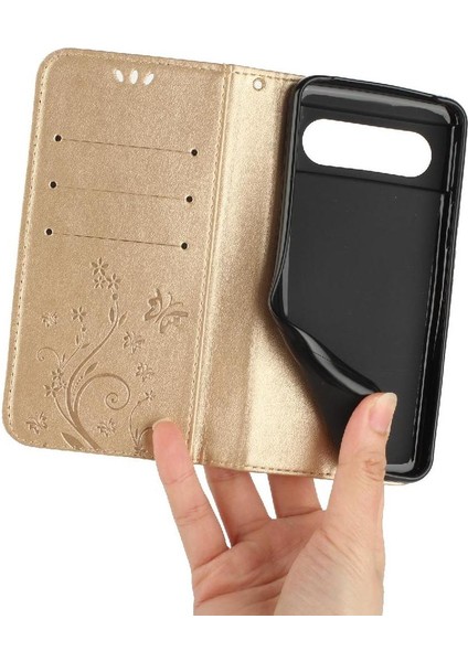 Google Piksel 8 Kickstand Bilek Kayışı Kart Tutucu Manyetik Pu Için Filp Durumda (Yurt Dışından) fırsatları
