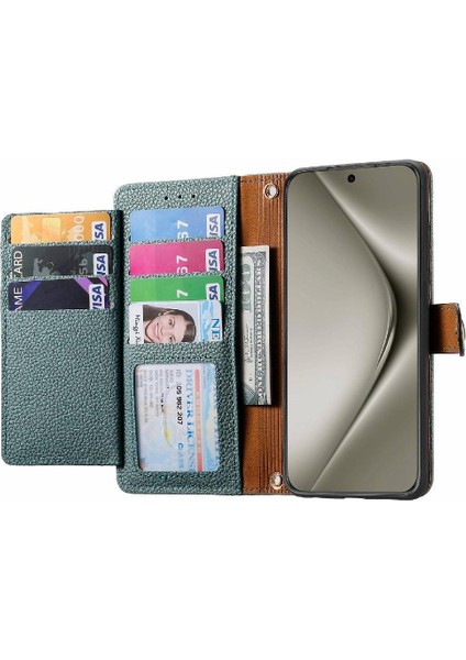 Huawei Pura 70 Pro Için Flip Case Darbeye Aşk Cüzdan Fermuar Deri (Yurt Dışından)