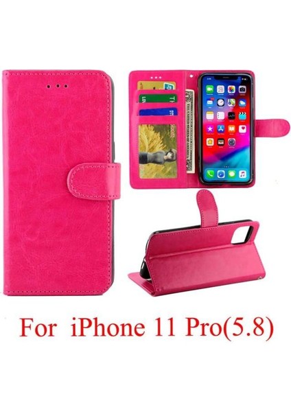 IPhone 11 Için Flip Case Pro Manyetik Kapatma Kickstand Pu Deri Kart (Yurt Dışından)