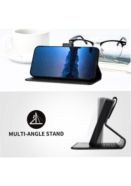 IPhone 6 Için Flip Case Artı/6s Artı Ayrılabilir El Kayışı ile Karbon ile (Yurt Dışından) modelleri