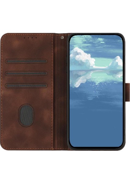 Tecno Camon 30 Pro Pu Deri Flip Cüzdan Için Kart Yuvası ile Flip Case (Yurt Dışından)