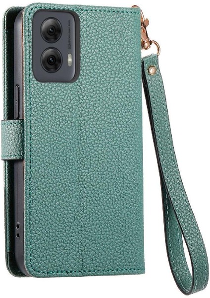Motorola Moto G Güç 5g Için Flip Case 2024 Darbeye Aşk Cüzdan Kılıf (Yurt Dışından)