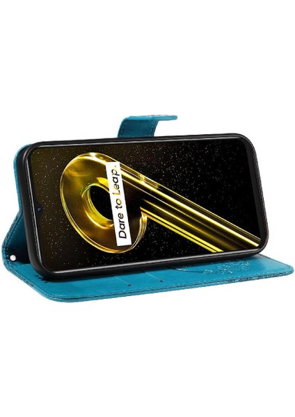 Kredi Kartı Yuvası Ayrılabilir El Kayışı ile Reamle 9i 5g Için Flip Case (Yurt Dışından) modelleri