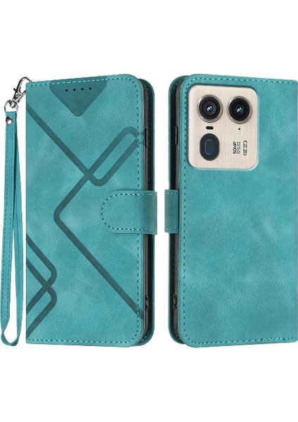 Motorola Moto X50 Ultra Manyetik Kapak Için Flip Case Kart Yuvası Standı ile (Yurt Dışından)