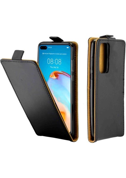 Huawei P40 Koruyucu Kapak Için Dikey Flip Case Kart Yuvası Iş Tpu (Yurt Dışından)