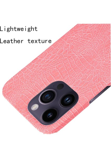 IPhone 14 Pro Uyumluluk Klasik Timsah Için Şık Klasik Kılıf (Yurt Dışından) fırsatları