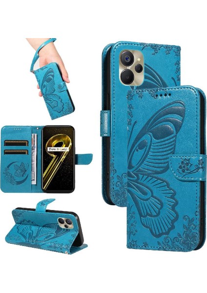 Kredi Kartı Yuvası ile Realme 10 5g Için Flip Case Ayrılabilir El Kayışı (Yurt Dışından)