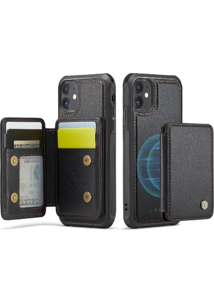 IPhone 11 Için Kılıf Manyetik Rfıd Engelleme Standı Fonksiyonu Ayrılabilir 2 (Yurt Dışından) fiyatları