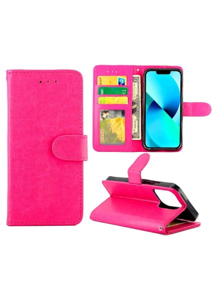 IPhone 13 Için Flip Case Pro Pu Deri Manyetik Kapatma Kickstand Kart (Yurt Dışından) indirimleri