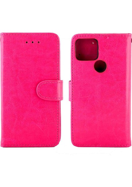 Google Piksel 5 Manyetik Kapatma Kart Tutucu Pu Deri Için Flip Case (Yurt Dışından)