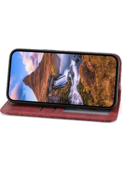 IPhone Xs Max Günlük Kullanım Için Flip Case Standı Eşkenar Dörtgen Şekli Cüzdan El Kayışı (Yurt Dışından) fırsatları