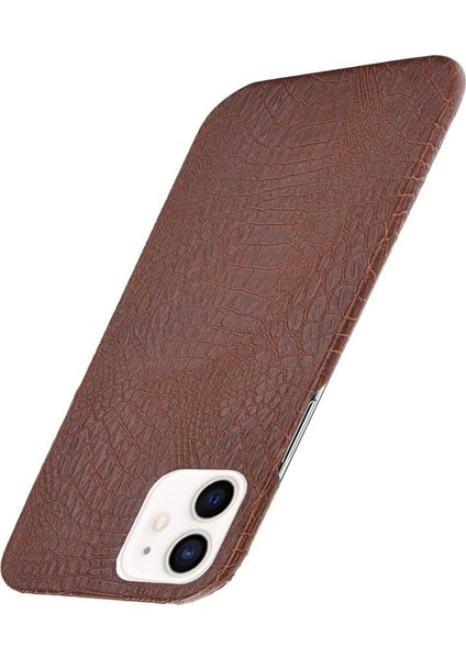 IPhone 12 Mini Uyumluluk Klasik Timsah Için Şık Klasik Kılıf (Yurt Dışından)