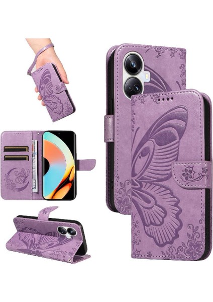 Realme 10 Pro Artı Ayrılabilir El Kayışı ile Yüksek Kalite Için Flip Case (Yurt Dışından)