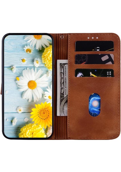 Oneplus Ace 3 Pro Için Flip Case Cüzdan Manyetik Kabartmalı Zambak Kickstand (Yurt Dışından)