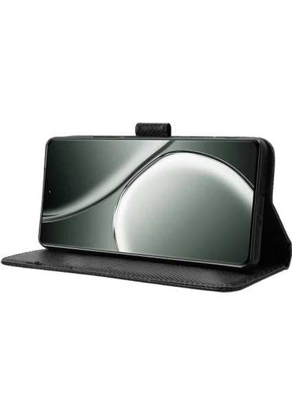 Realme Gt 6 Kickstand Kapak Kart Tutucu Manyetik Cüzdan Için Kılıf (Yurt Dışından)