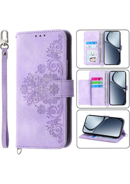 Realme C65 Darbeye Dayanıklı Kabartmalı Çoklu Kredi Kartı Yuvaları Için Flip Case (Yurt Dışından) modelleri