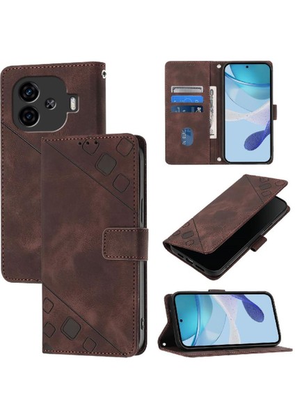 Vivo Iqoo Case Turbo 5g Kart Tutucu Manyetik Deri Cüzdan Flip Için Kılıf (Yurt Dışından)