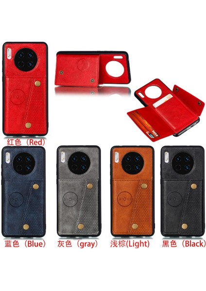Cüzdan Kılıf Huawei Mate 30E Pro 5g Buit Demir Kart Tutucu Darbeye (Yurt Dışından)