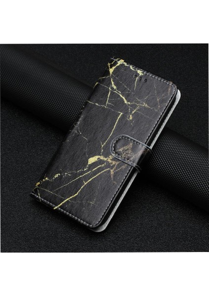 Huawei P40 Lite Tam Koruma Kartı Yuvaları Için Flip Case Tutucu Mermer Pu (Yurt Dışından) fırsatları