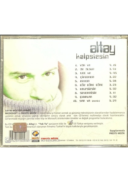 CD Altay Kalpsizsin CD