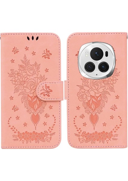 Onur Magic6 Pro Flip Pu Deri Kapak Için Kılıf Kart Yuvaları Cüzdan Kılıf (Yurt Dışından)