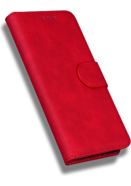 Realme Gt 6 Için Flip Case Standı Tutucu Premium Pu Deri Manyetik Kart (Yurt Dışından)