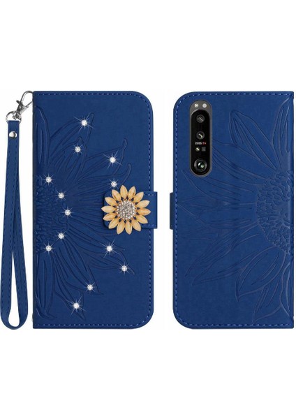 Sony Xperia 1 Vı Için Kılıf Kart Tutucu Flip Cüzdan Kredi Kartı Pu Deri (Yurt Dışından)