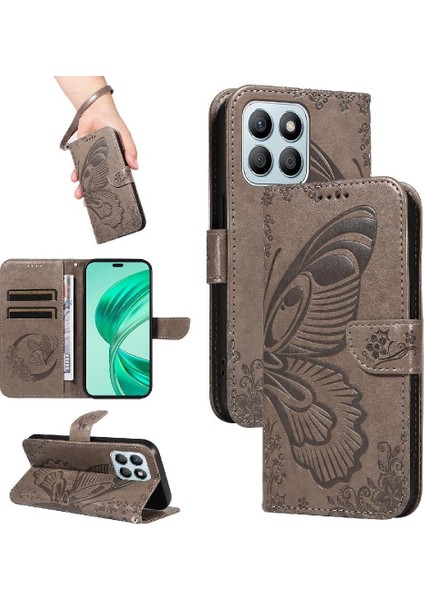 Kredi Kartı Yuvası El ile Onur X8B Yüksek Kaliteli Deri Için Flip Case (Yurt Dışından)