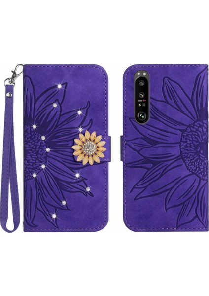 Sony Xperia 1 Vı Için Kılıf Kart Tutucu Flip Cüzdan Kredi Kartı Pu Deri (Yurt Dışından)