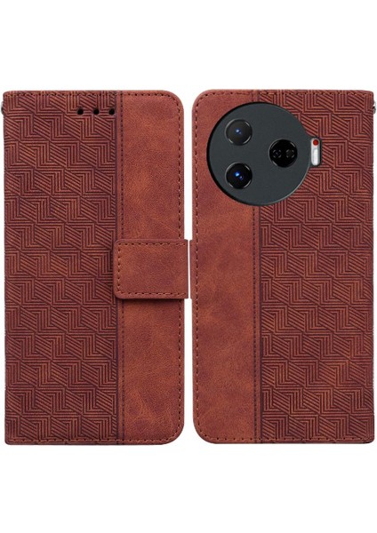 Tecno Camon 30 Pro Kickstand Özelliği Için Flip Case Folio Cüzdan Kapak Çevirin (Yurt Dışından)